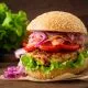 Most Popular Chicken Burger In Koh, Samui Tahiland